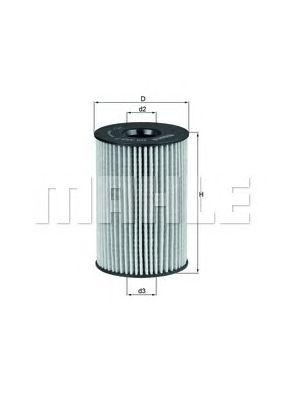 Фильтр масляный MAHLE OX 3537 D preview 1