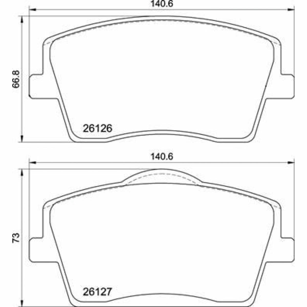 Колодки торм. для а/м Geely Tugella (20-) диск. перед. (PF 4127) preview 3 Колодки торм. для а/м Geely Tugella (20-) диск. перед. (PF 4127) preview 3
