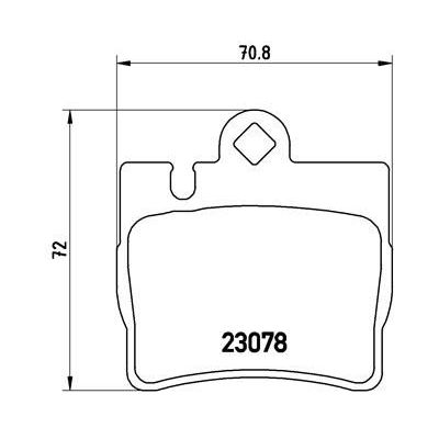 Колодки тормозные задние дисковые к-кт TRIALLI PF 4064 preview 2