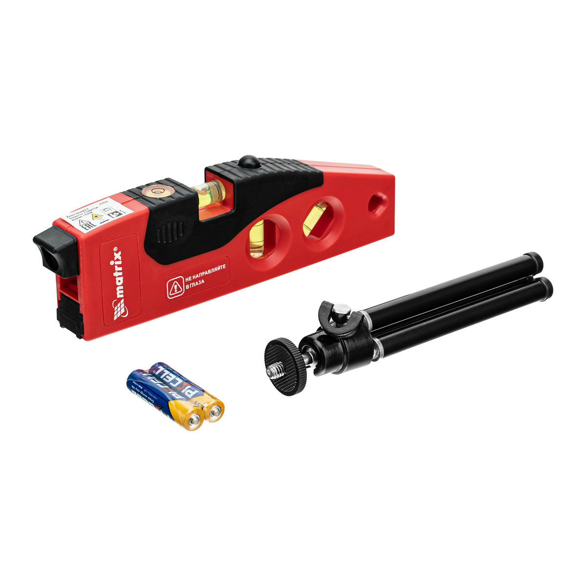 MATRIX 35022 Уровень лазерный, 180мм, 220мм штатив, 4 глазка preview 4