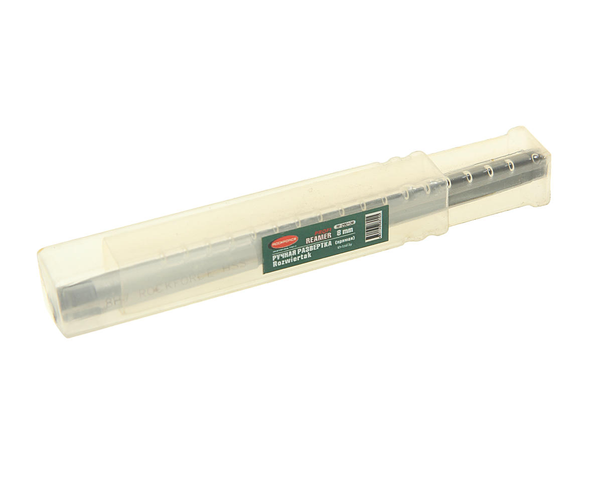 Развертка ручная (прямая) 8мм, в пластиковом футляре ROCKFORCE preview 3
