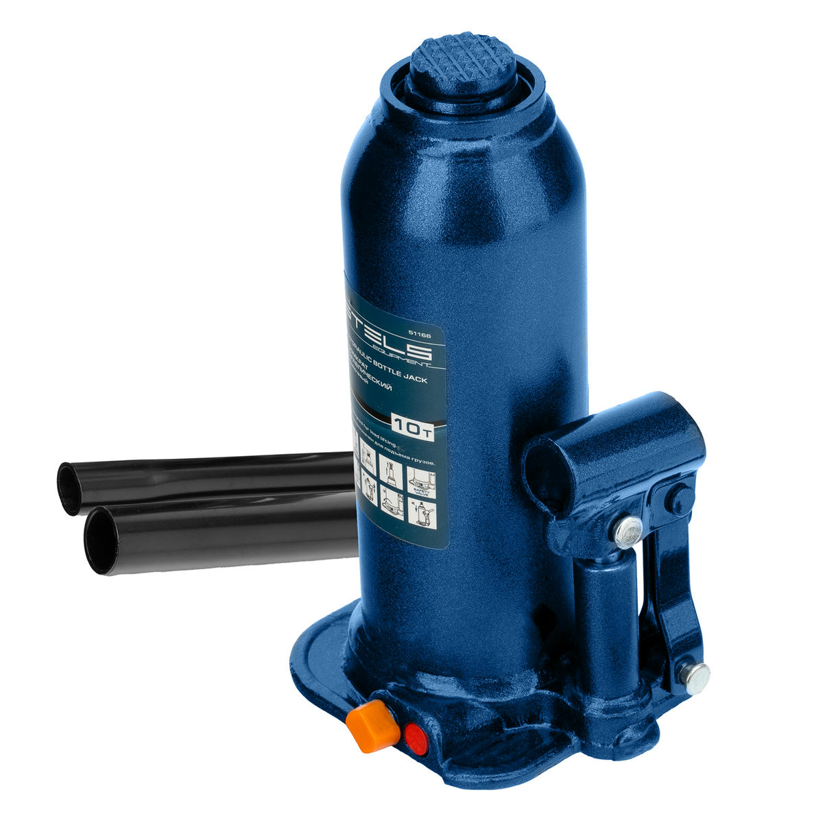 Домкрат бутылочный 10т гидравлический подъем 222-447 ммSTELS preview 1