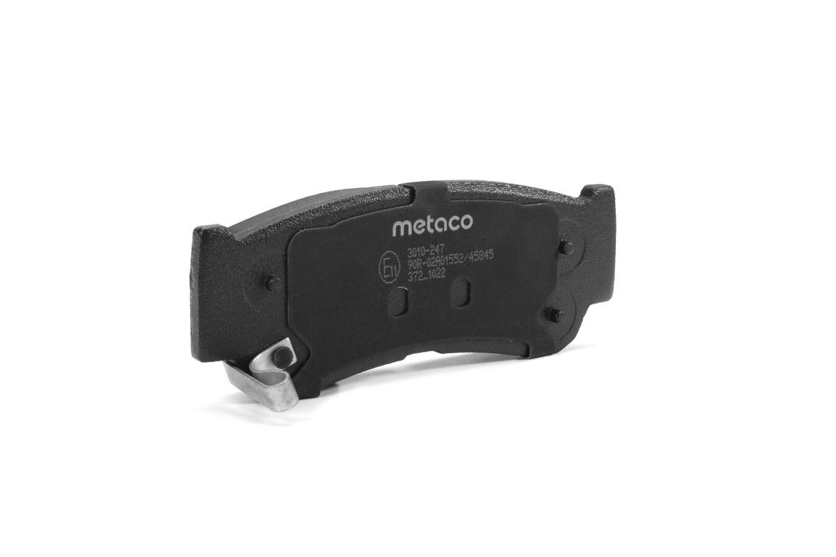Колодки тормозные задние к-кт metaco 3010-247 preview 2