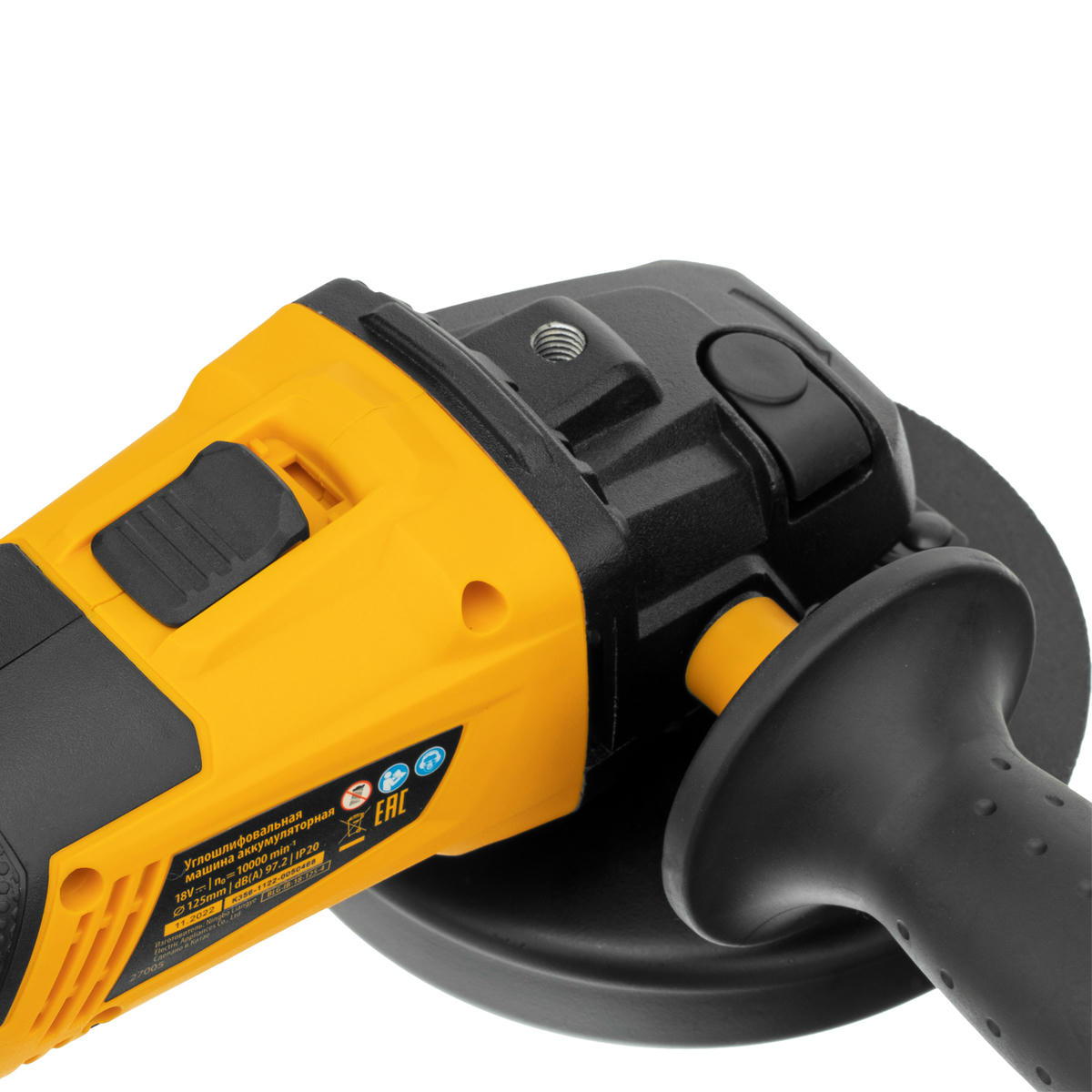 Машина углошлифовальная BLG-IB-18-125-4 аккумуляторная бесщет. Li-ion, 18В DENZEL preview 10