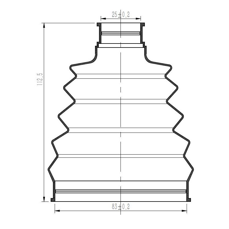 Пыльник ШРУСа TRIALLI FG 1415 preview 3