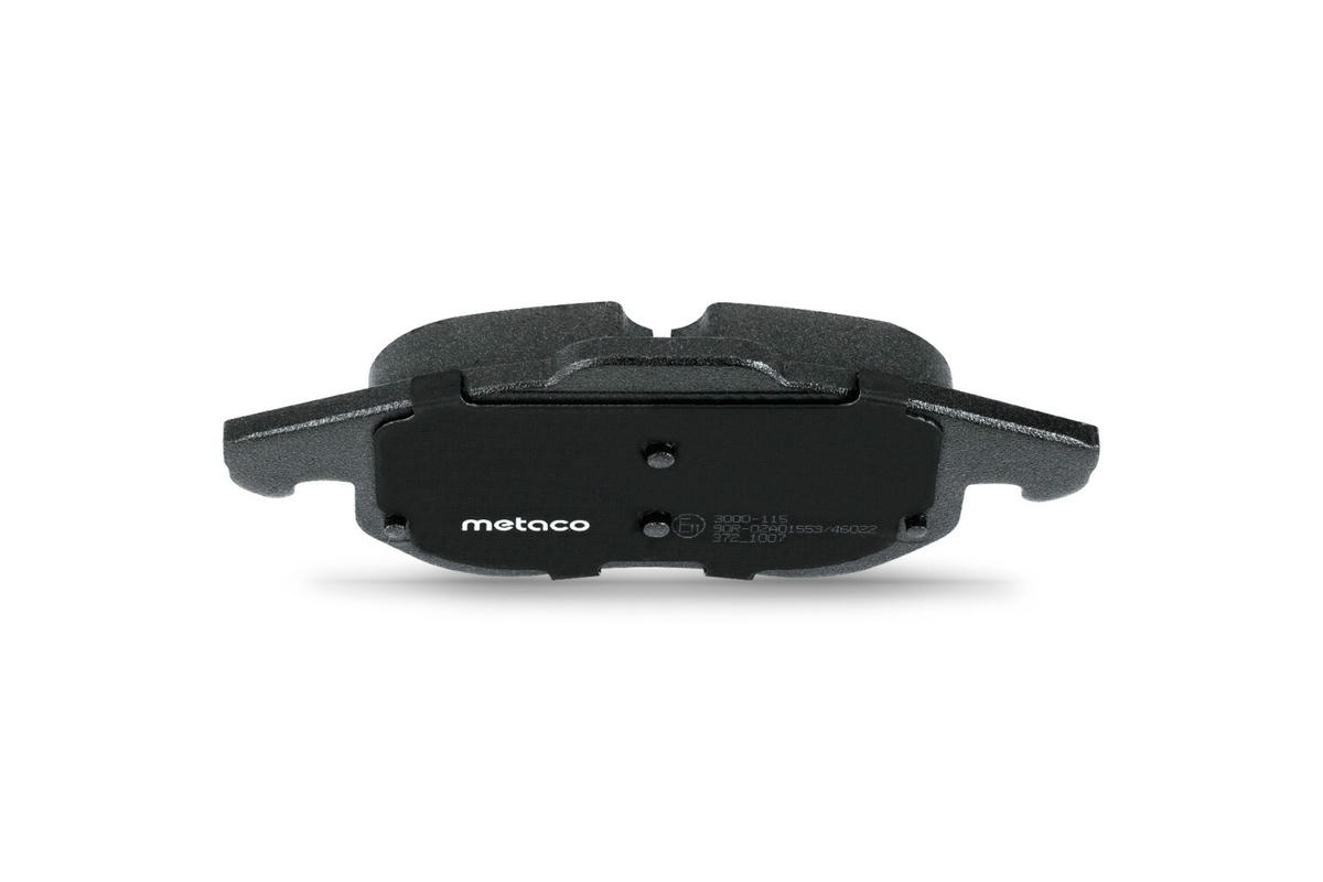 Колодки тормозные передние к-кт metaco 3000-115 preview 5