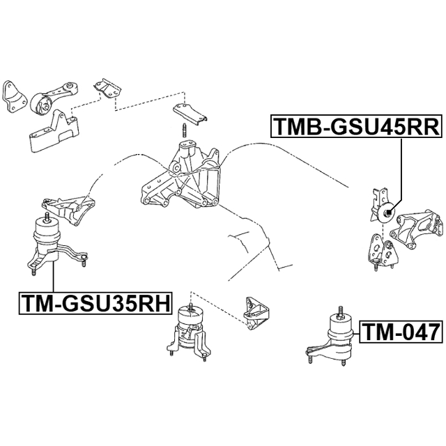 Сайлентблок FEBEST TMB-GSU45RR preview 2
