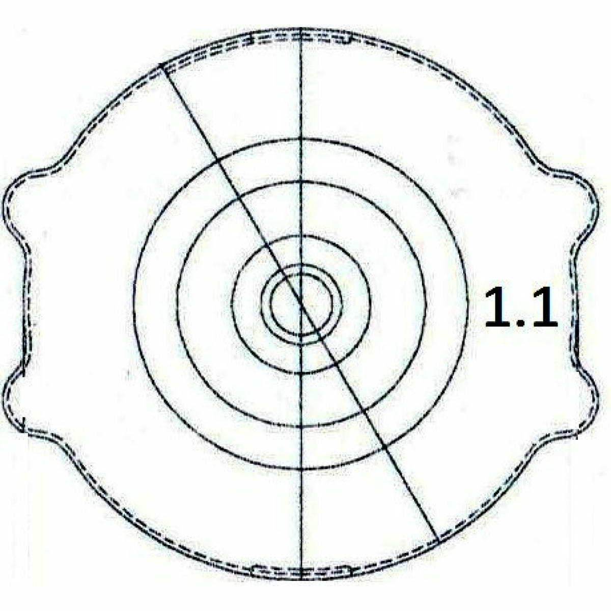 Крышка радиатора LUZAR LL 0301 preview 3
