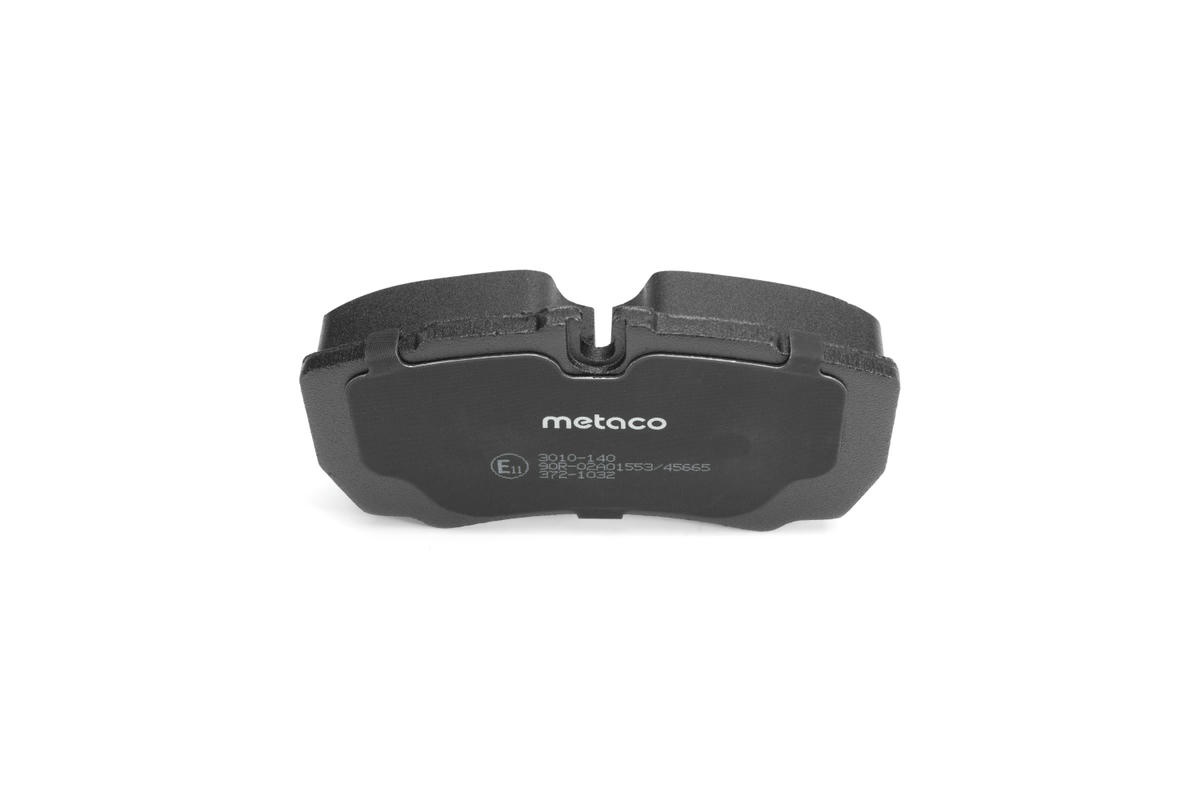 Колодки тормозные задние дисковые к-кт metaco 3010-140 preview 4