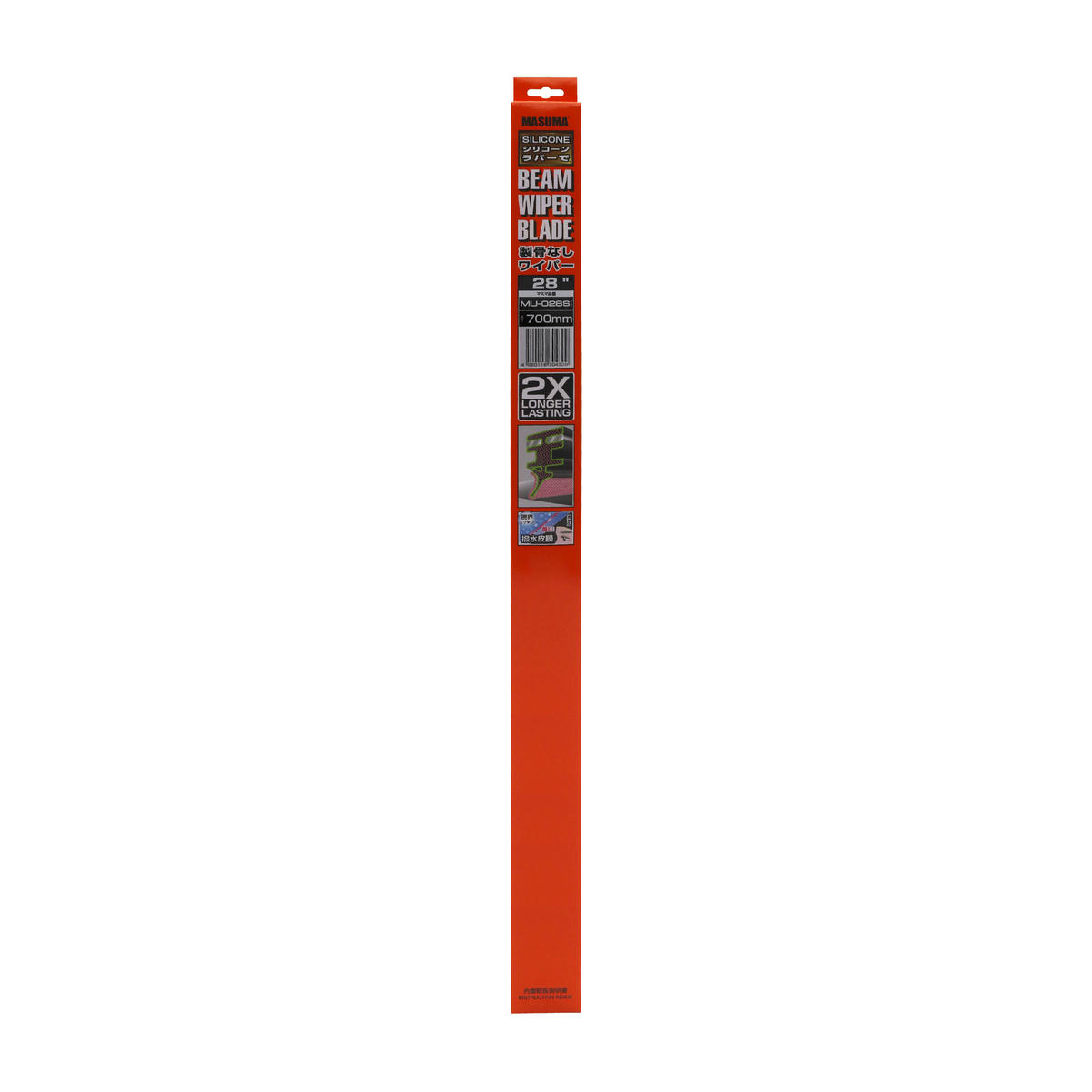 Щетка стеклоочистителя 700 мм бескаркасная 1 шт MASUMA Beam Wiper Blade MU-028Si preview 5