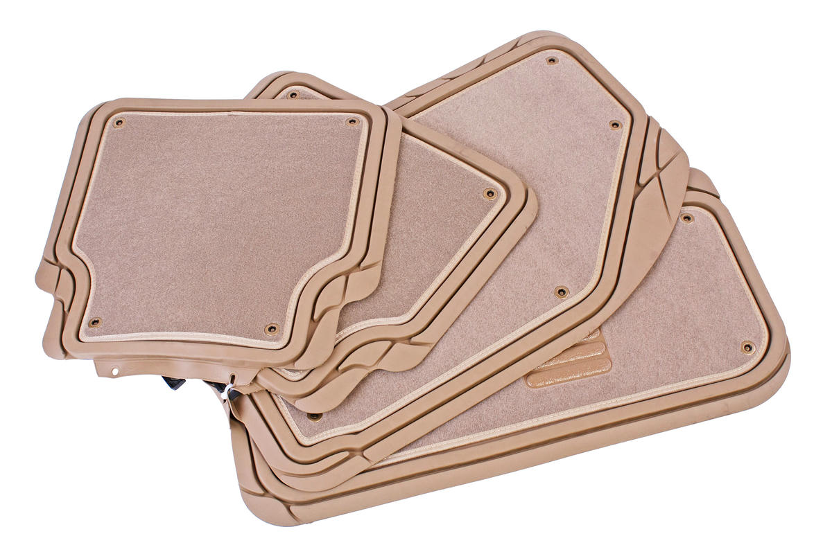 Коврики резиновые TER-420 FOCUS 2 BEIGE универсальные ворсовые,морозостойкие (4шт) AUTOPROFI /1/4 preview 2