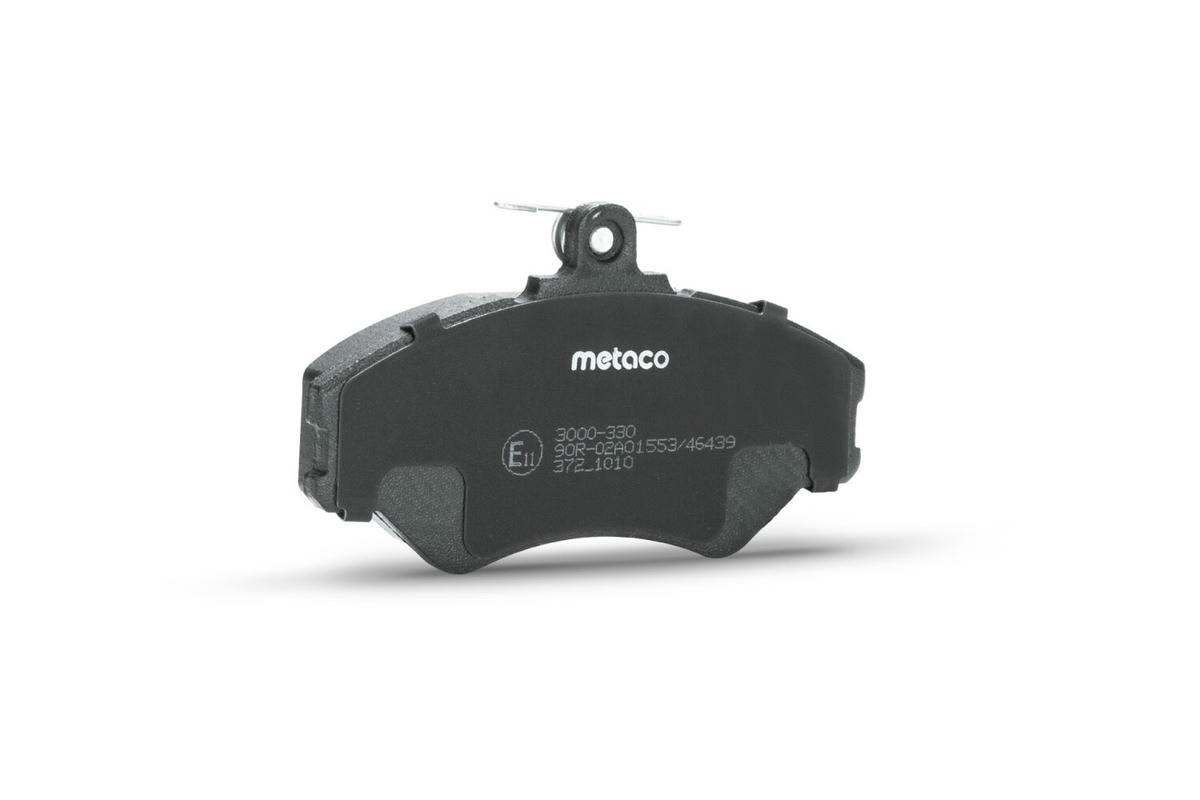 Колодки тормозные передние к-кт metaco 3000-330 preview 3
