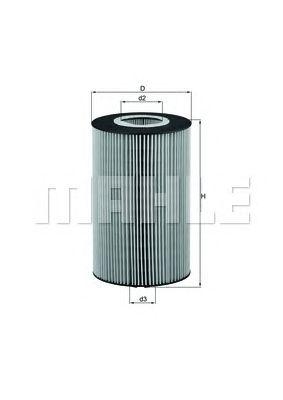 Фильтр масляный MAHLE OX 426 D preview 1