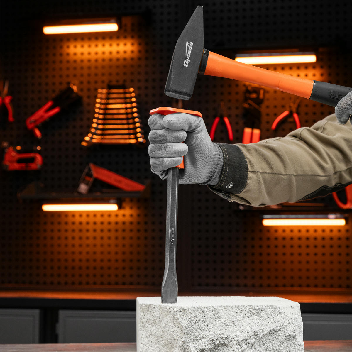 Зубило 300 х 25 мм, с протектором SPARTA preview 6