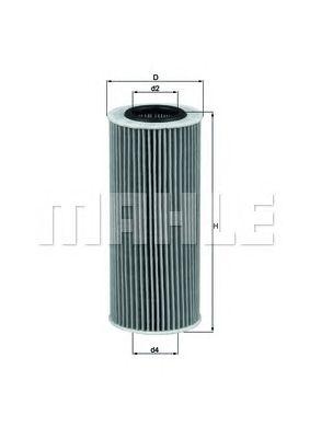 Фильтр масляный MAHLE OX 1773 D preview 1