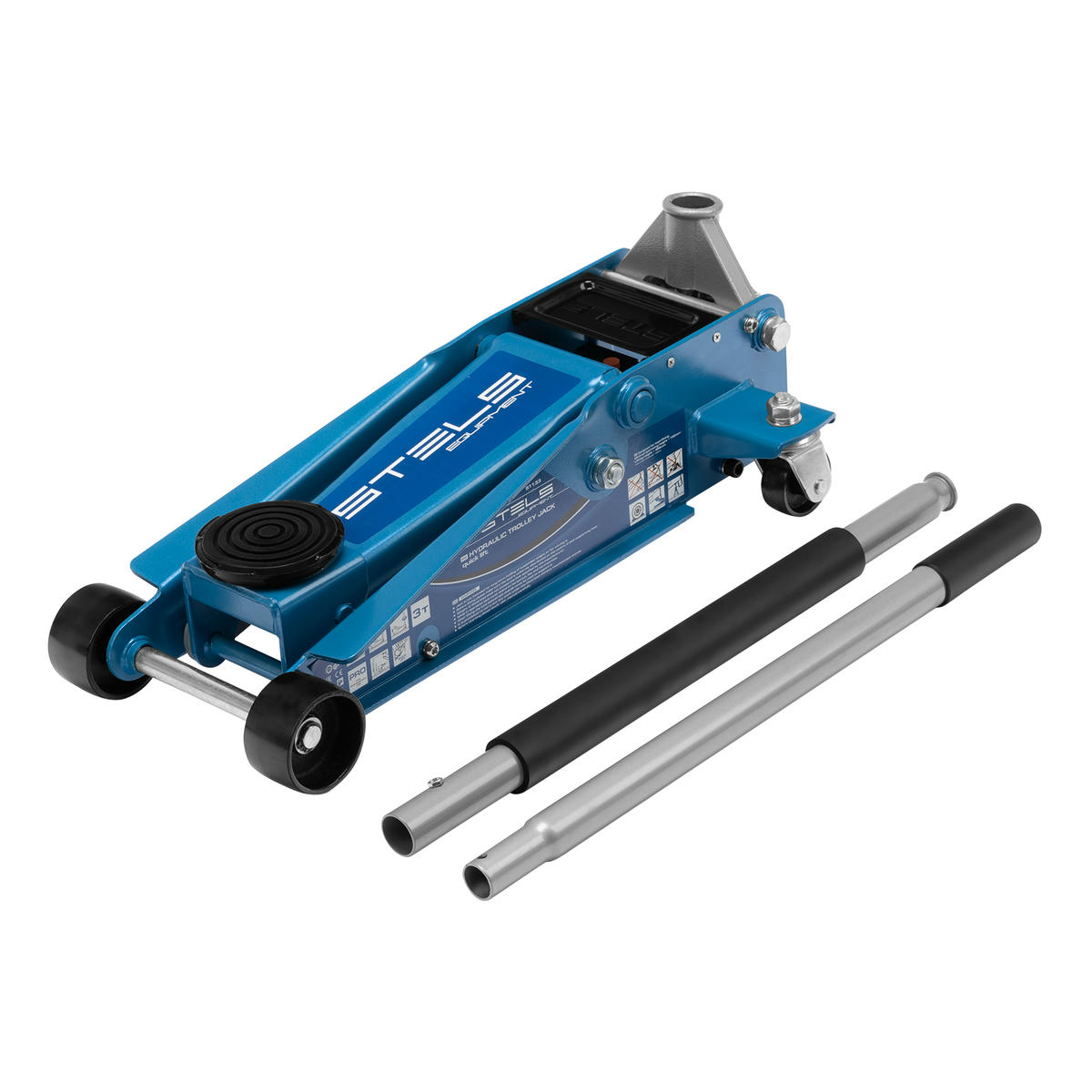 Домкрат подкатной гидравлический 3т 135-465мм быстрый подъем QUICK LIFT проф STELS preview 1