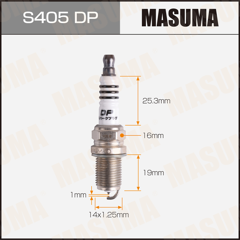 Свеча зажигания Masuma S405DP preview 1