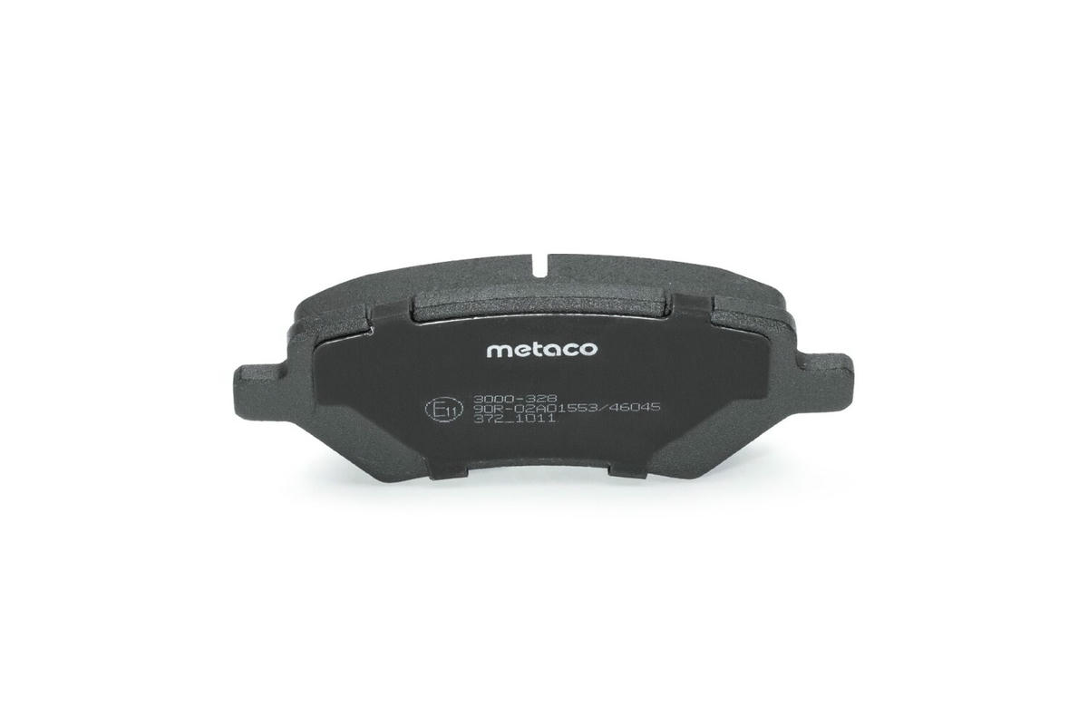 Колодки тормозные передние к-кт metaco 3000-328 preview 5