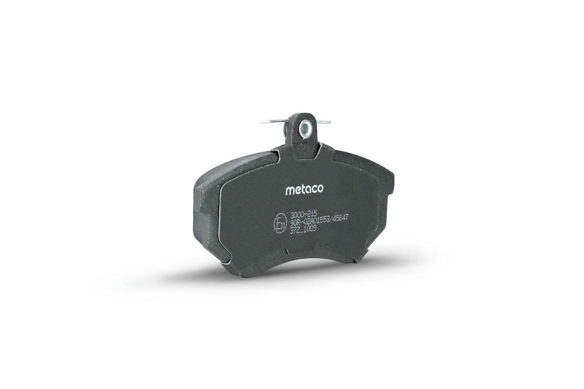 Колодки тормозные передние к-кт metaco 3000-215 preview 2