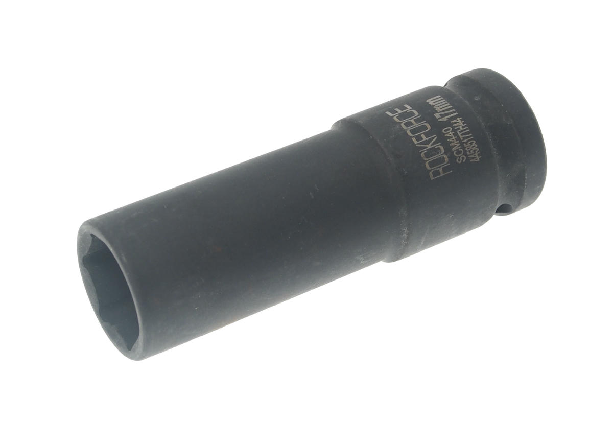 Головка торцевая 17 1/2" 6гр ударная удлиненная L=80мм тонкостенная ROCK FORCE preview 1