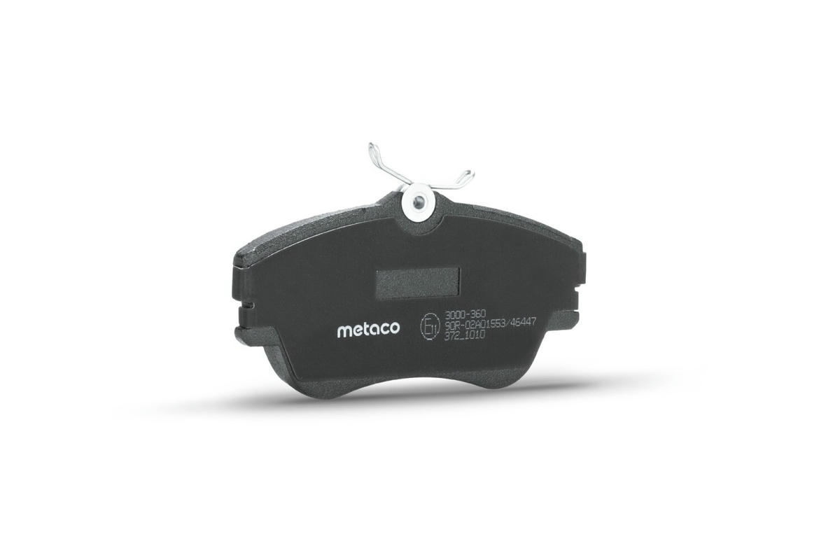 Колодки тормозные передние к-кт metaco 3000-360 preview 2