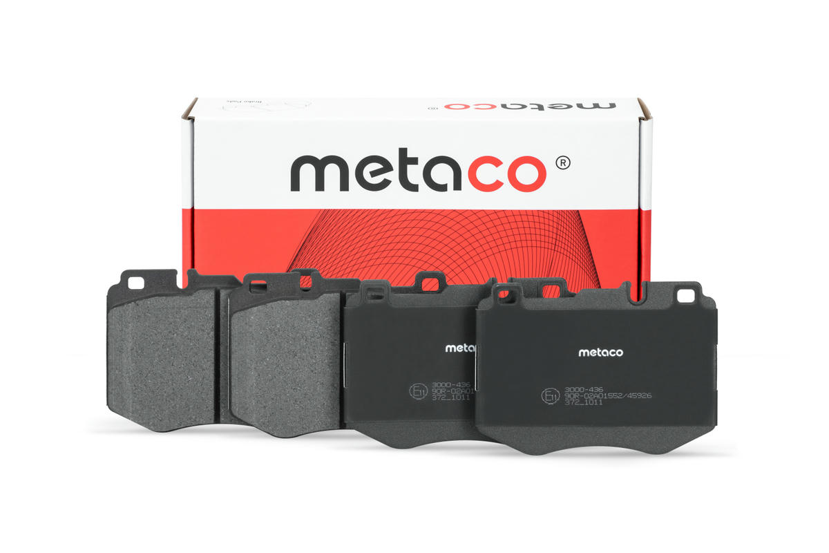 Колодки тормозные передние к-кт metaco 3000-436 preview 3