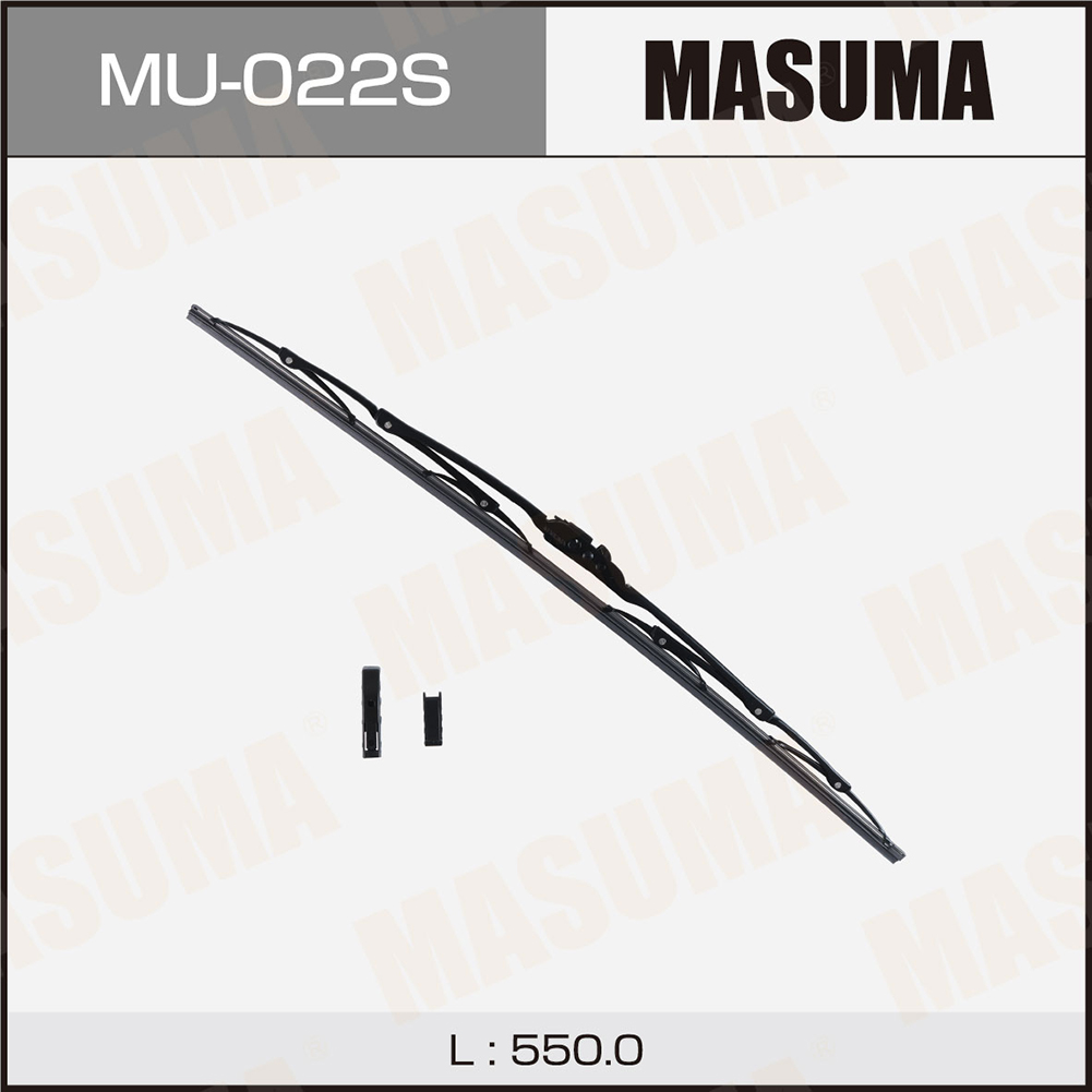 Щетка стеклоочистителя 550 мм каркасная 1 шт MASUMA WIPER BLADE MU-022S preview 1