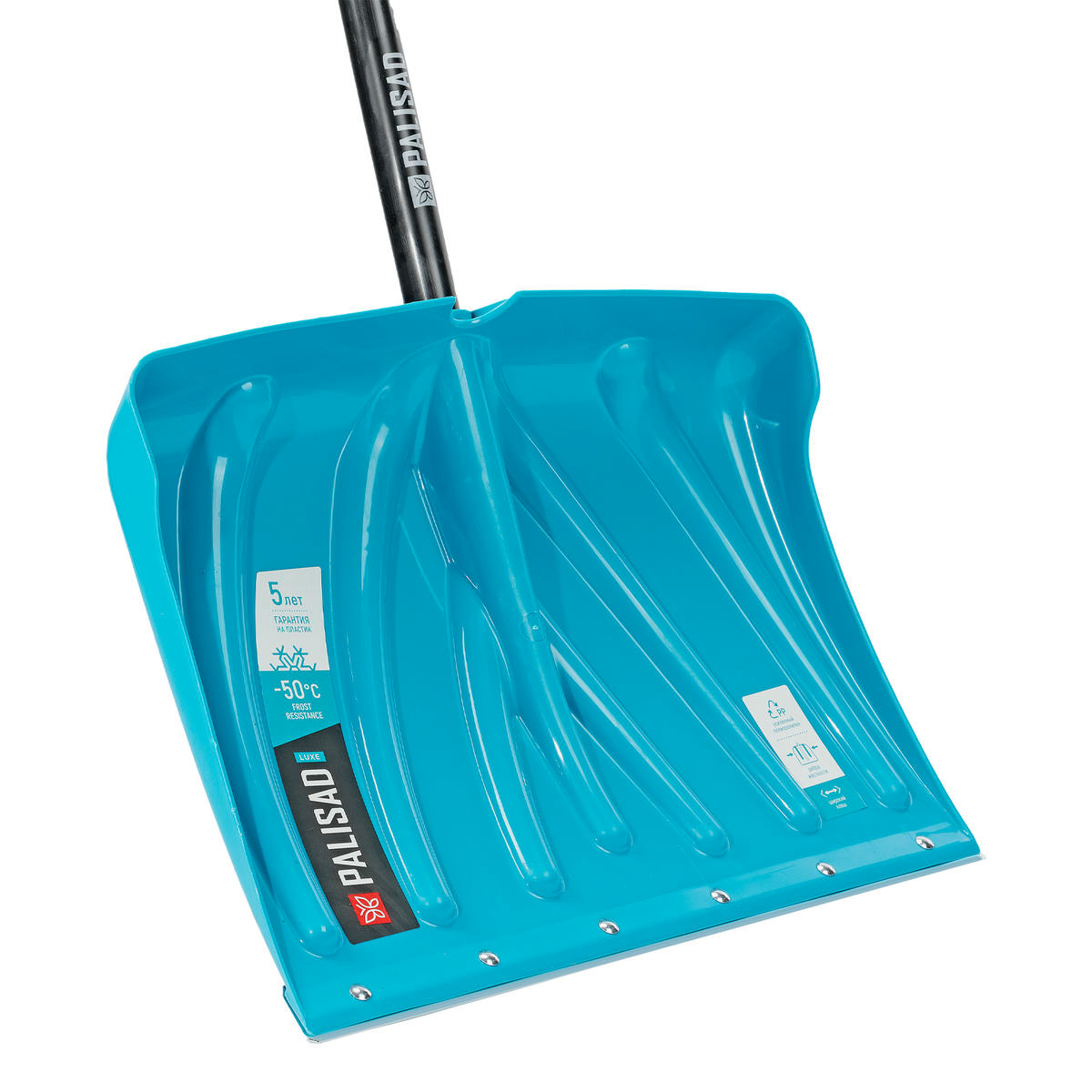 Лопата снеговая пластиковая 460х335х1300мм мет.черенок PALISAD preview 5