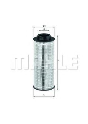 Фильтр масляный MAHLE _OX376D preview 1