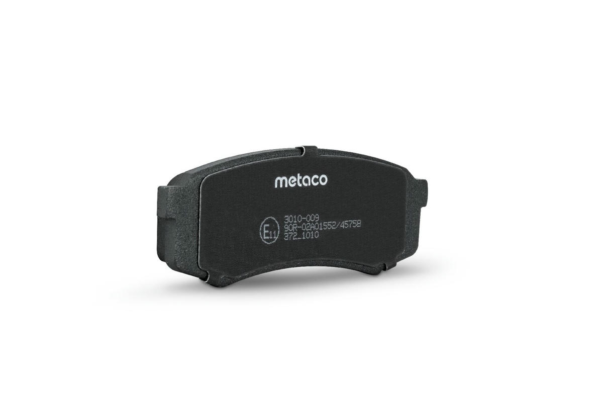 Колодки тормозные задние дисковые к-кт metaco 3010-009 preview 2