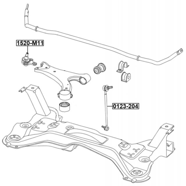 Опора шаровая переднего нижнего рычага preview 2
