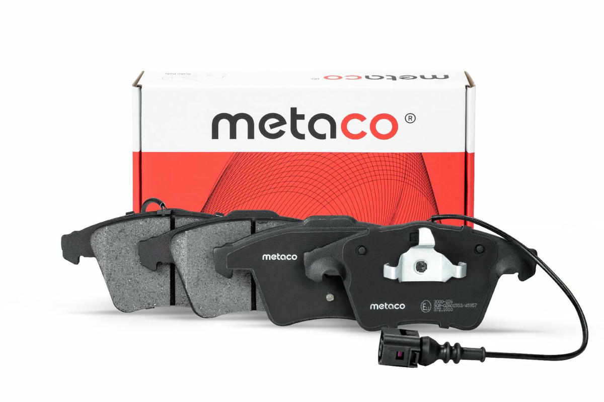 Колодки тормозные передние к-кт metaco 3000-226 preview 1