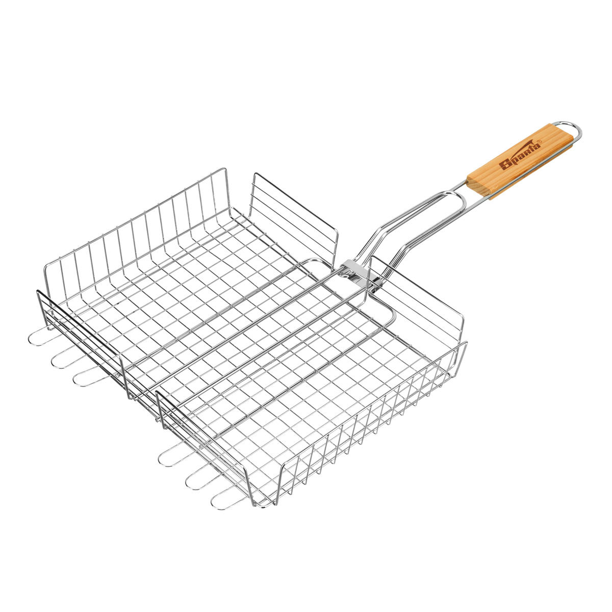 Решетка-гриль 240х310х55 мм, объемная хромированная SPARTA preview 1