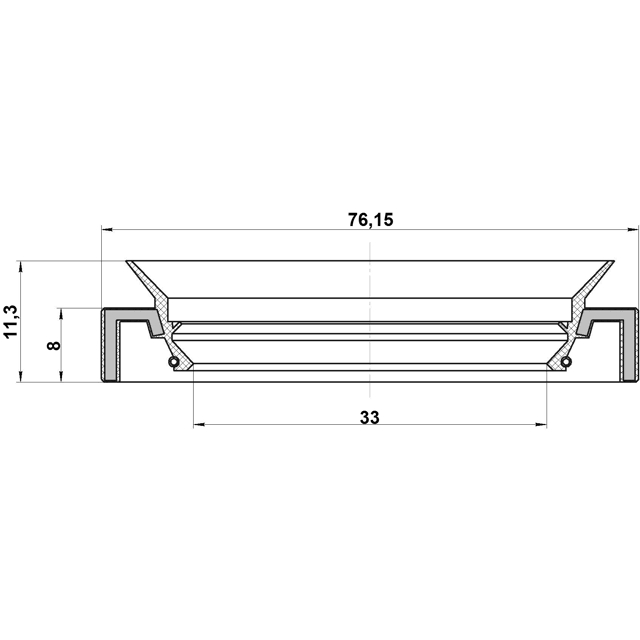 Сальник привода FEBEST 95HAY-35760813R preview 2