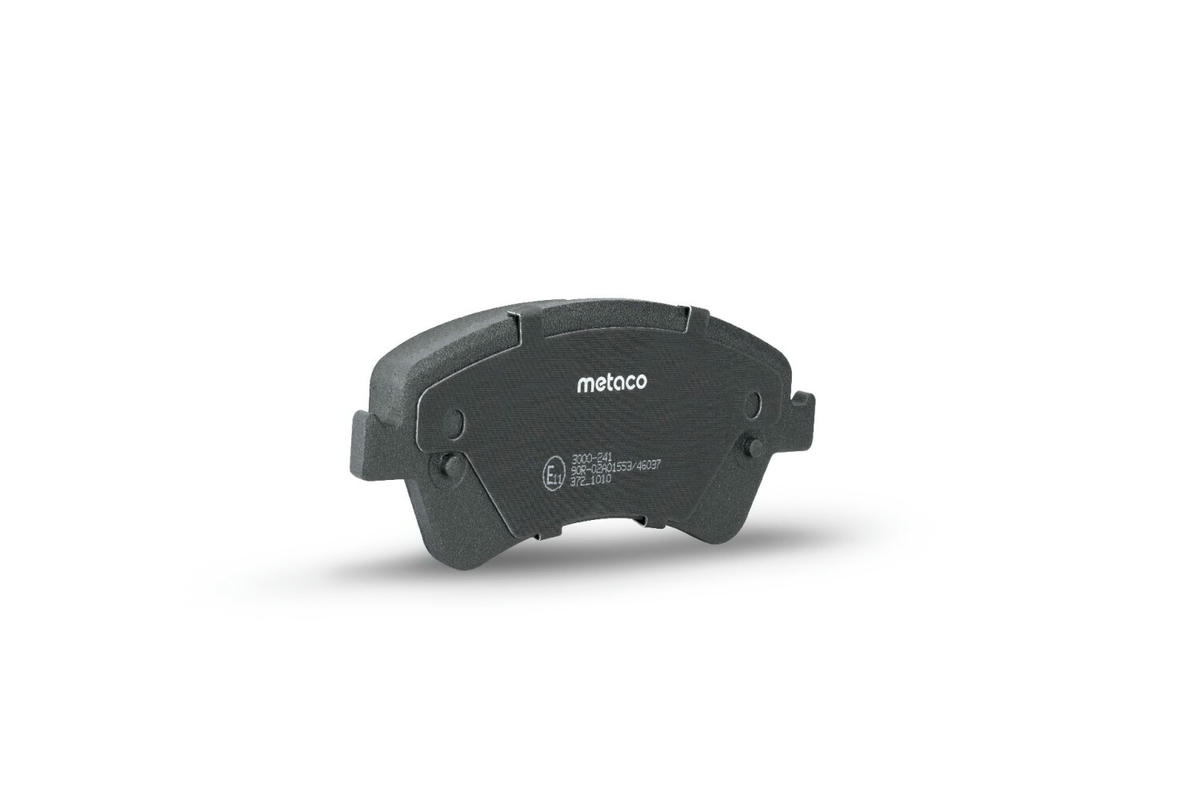 Колодки тормозные передние к-кт metaco 3000-241 preview 3