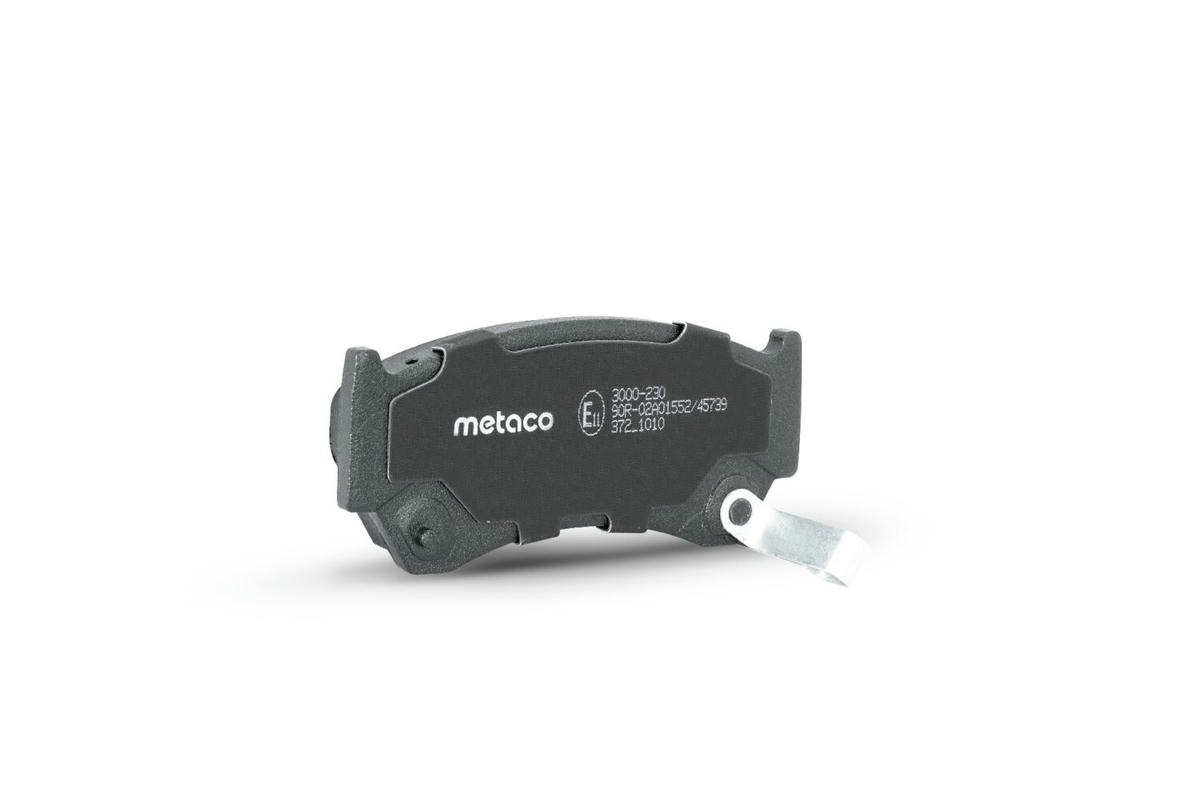 Колодки тормозные передние к-кт metaco 3000-230 preview 3