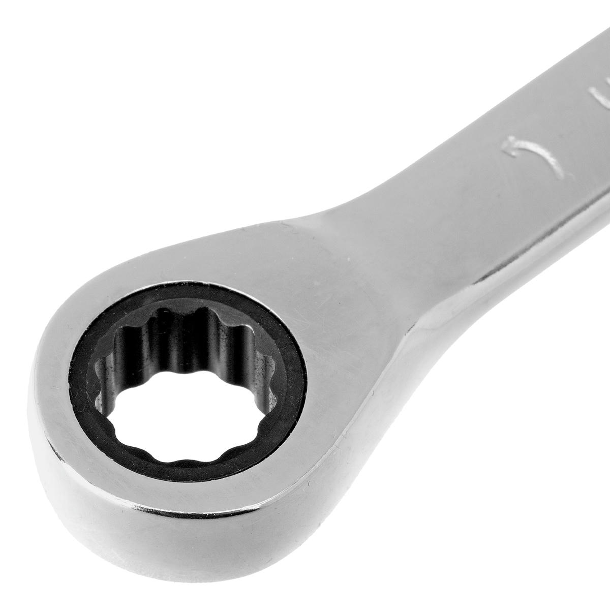 Ключ комбинированный 9мм трещоточный, CrV MATRIX PROFESSIONAL preview 4