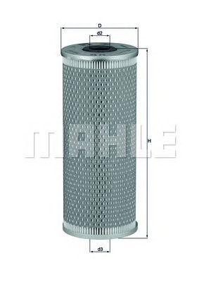 Фильтр масляный MAHLE _OX72D preview 1