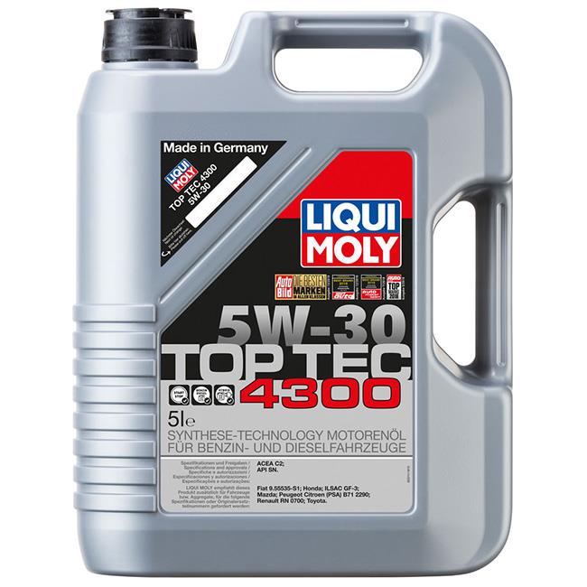 Масло моторное LIQUI MOLY TOP TEC 4300 HC C2 5w30 5л синт. preview 2 Масло моторное LIQUI MOLY TOP TEC 4300 HC C2 5w30 5л синт. preview 2