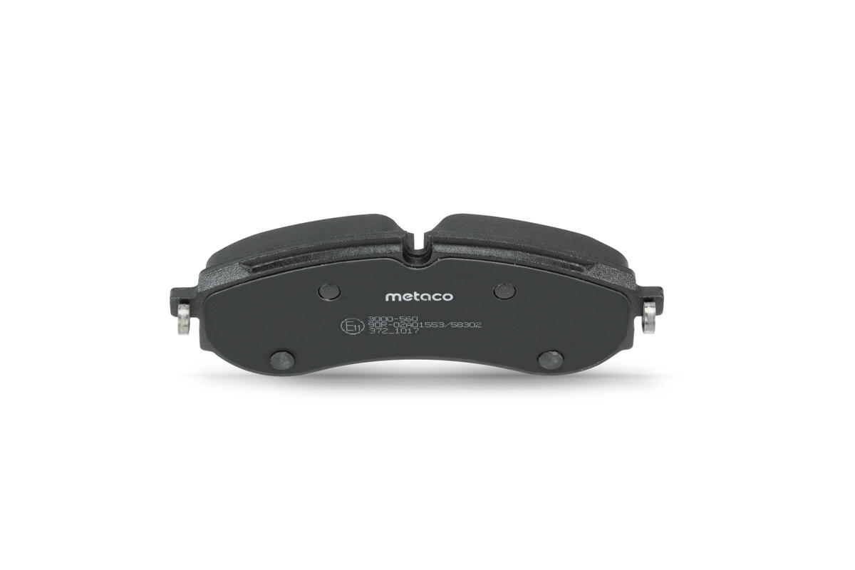 Колодки тормозные задние к-кт metaco 3000-560 preview 4