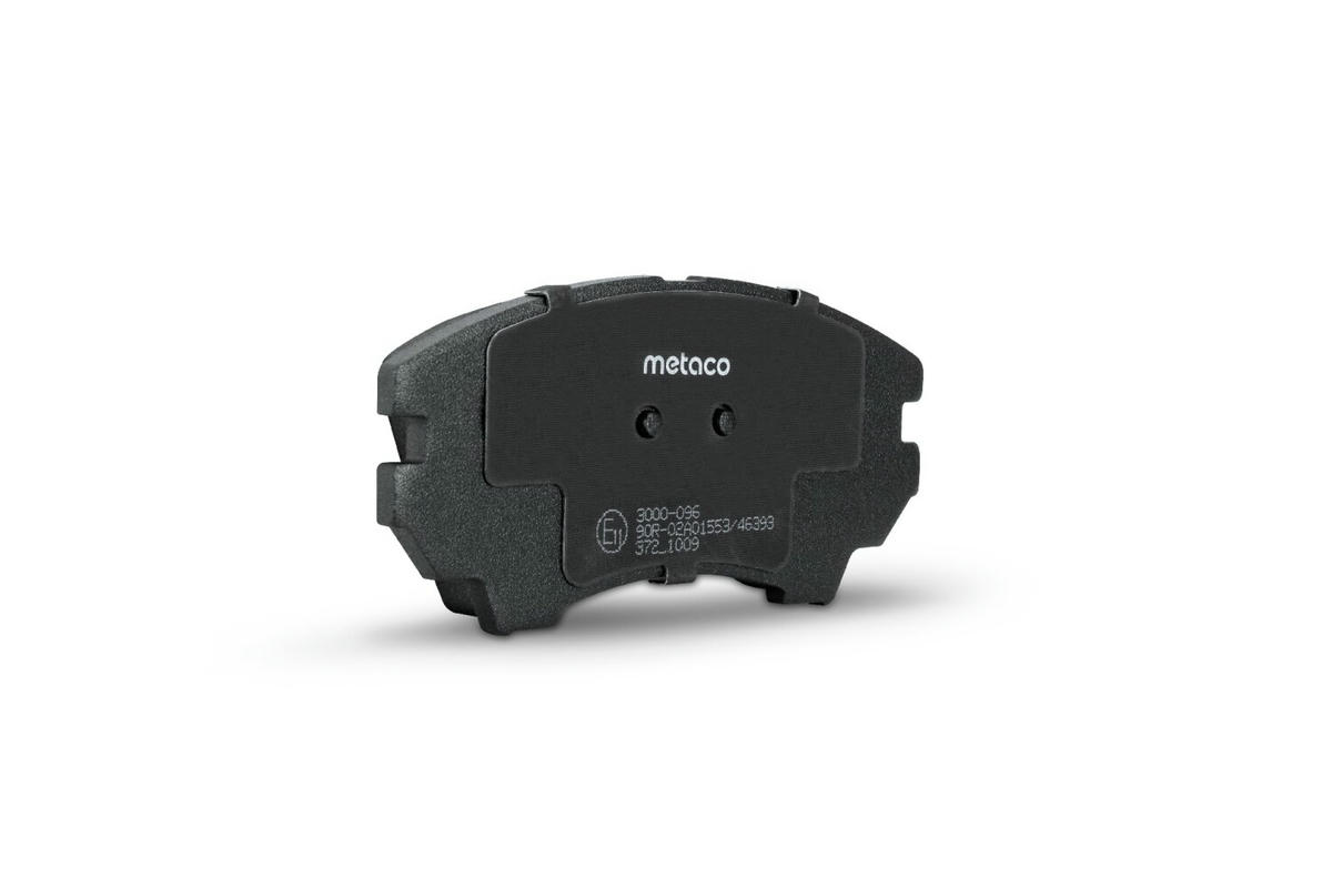 Колодки тормозные передние к-кт metaco 3000-096 preview 3