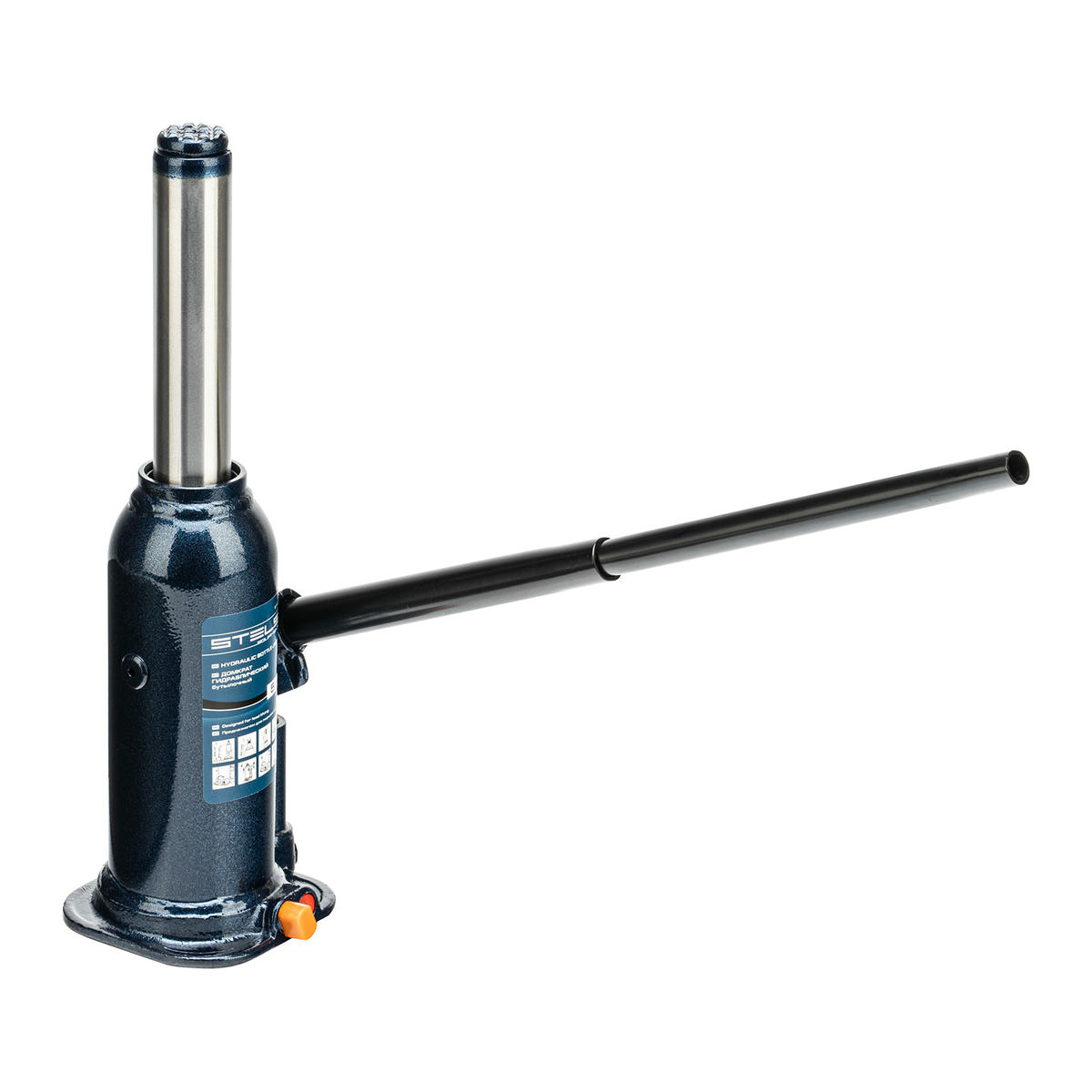 Домкрат бутылочный 5т гидравлический подъем 207-404мм STELS preview 6