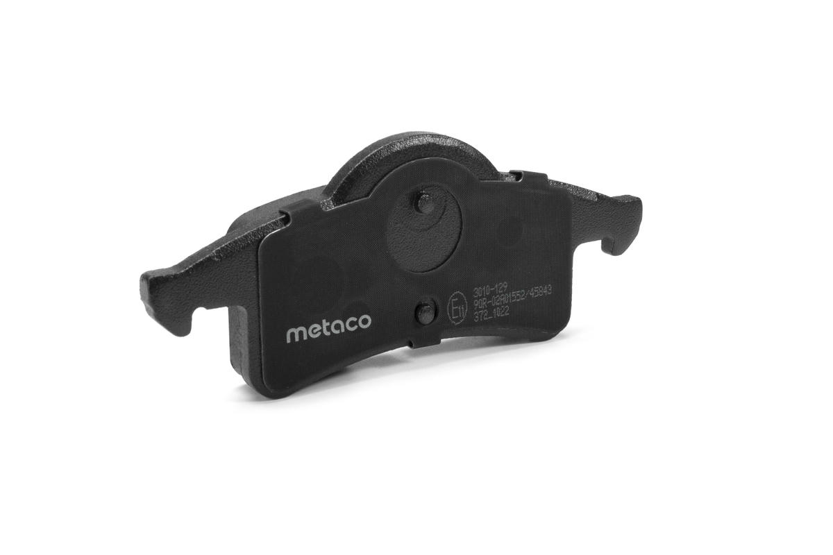 Колодки тормозные задние дисковые к-кт metaco 3010-129 preview 3