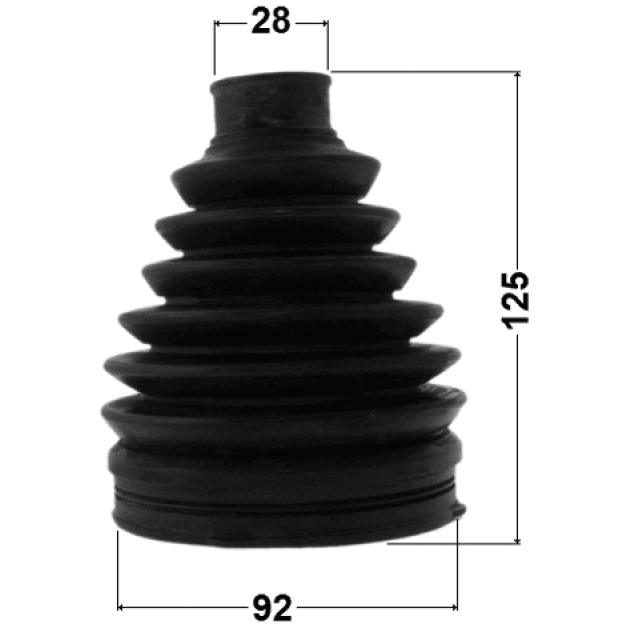 Пыльник ШРУСа FEBEST 0317-PRB preview 2