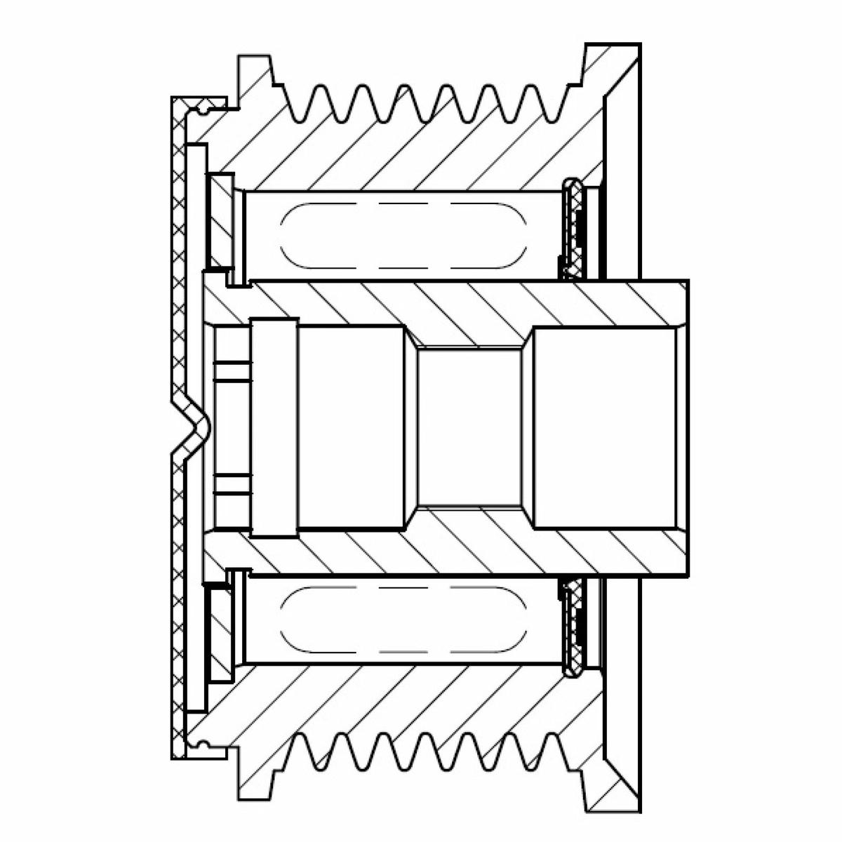 Шкив с обгонной муфтой генер. для а/м Toyota Land Cruiser Prado (09-) 2.8D/3.0D (M17x1,5) STARTVOLT SGP 1901 preview 3 Шкив с обгонной муфтой генер. для а/м Toyota Land Cruiser Prado (09-) 2.8D/3.0D (M17x1,5) STARTVOLT SGP 1901 preview 3