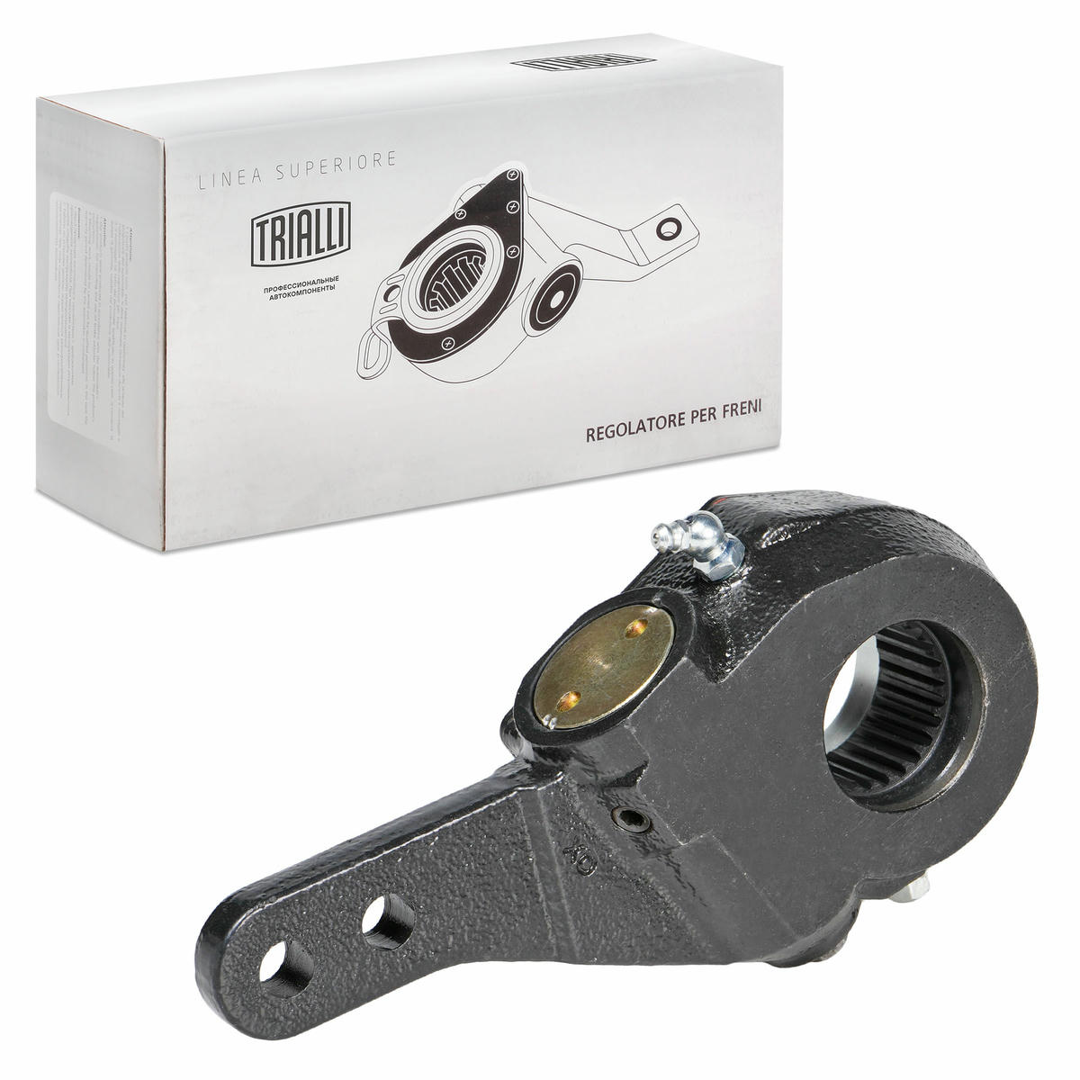 Рычаг торм. рег. авт. (трещотка) для а/м МАЗ 5440, 544069, 643068 перед. (эволв. шлиц) (ZF 2519) preview 2