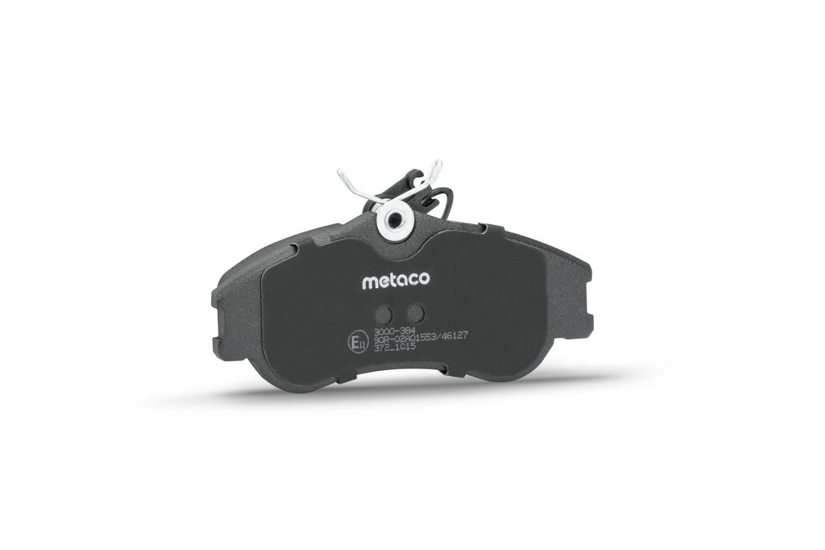 Колодки тормозные передние к-кт metaco 3000-384 preview 2