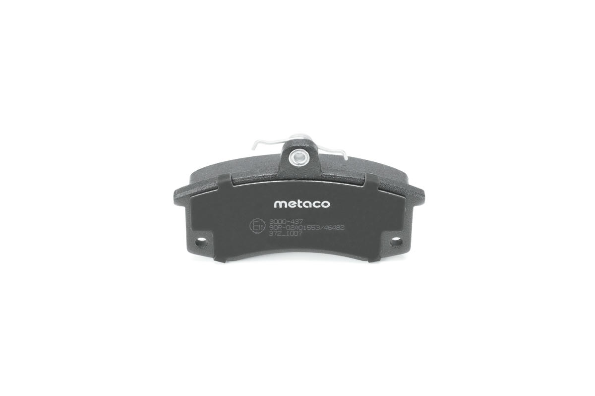 Колодки тормозные передние к-кт metaco 3000-437 preview 4