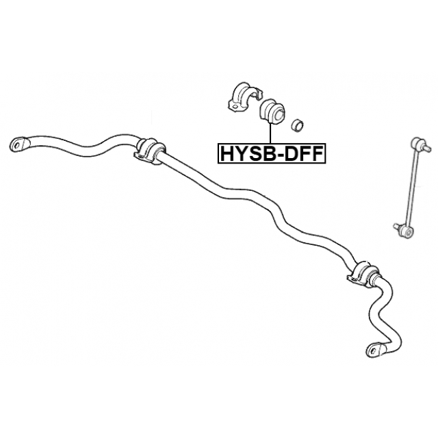 Втулка заднего стабилизатора D20.5 preview 2