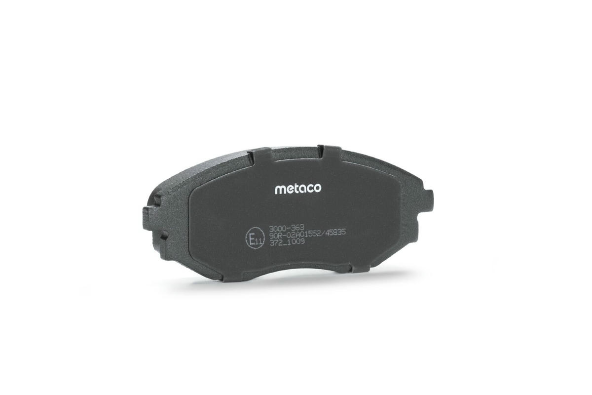 Колодки тормозные передние к-кт metaco 3000-363 preview 4